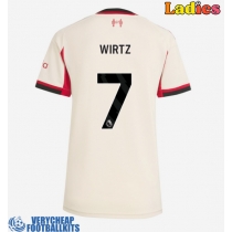 Liverpool Florian Wirtz #7 Replica Away Shirt Ladies 2025-26 Short Sleeve